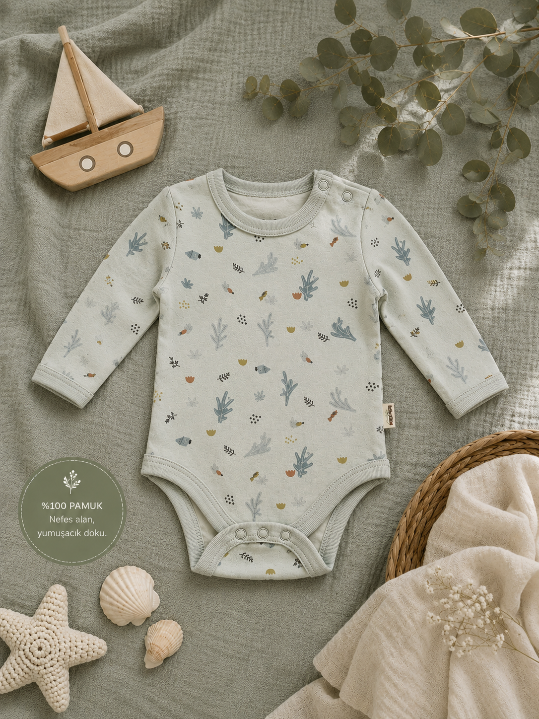 Undersea World Uzun Kollu Organik Body