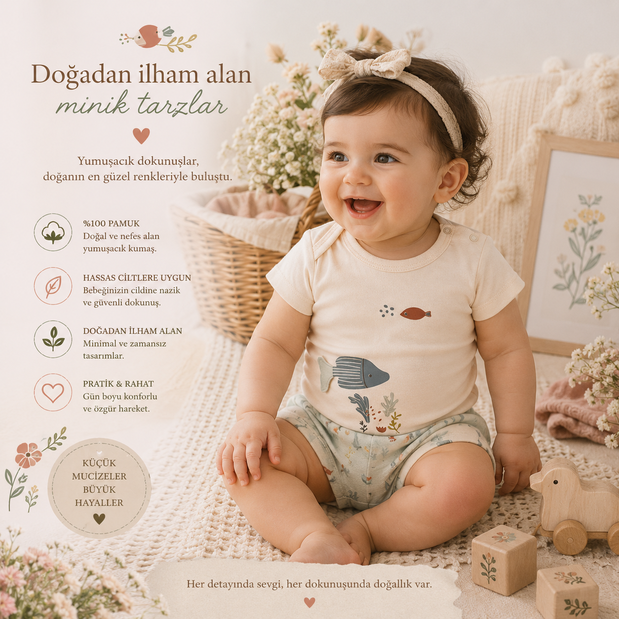🌊 Ocean Breeze Yazlık Bebek Takımı
