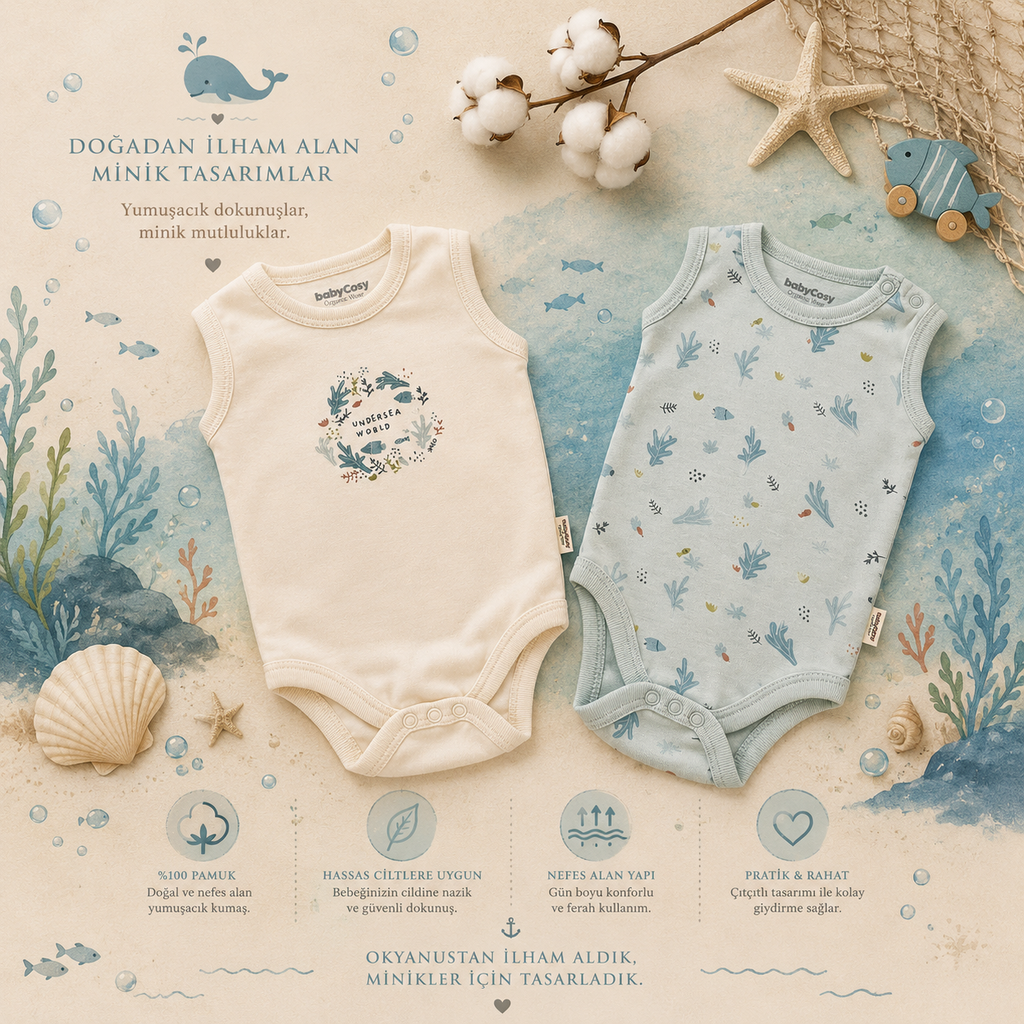 Undersea World Organik Atlet Body Seti