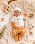 🧸 Balloon Bear Organik Yenidoğan Seti