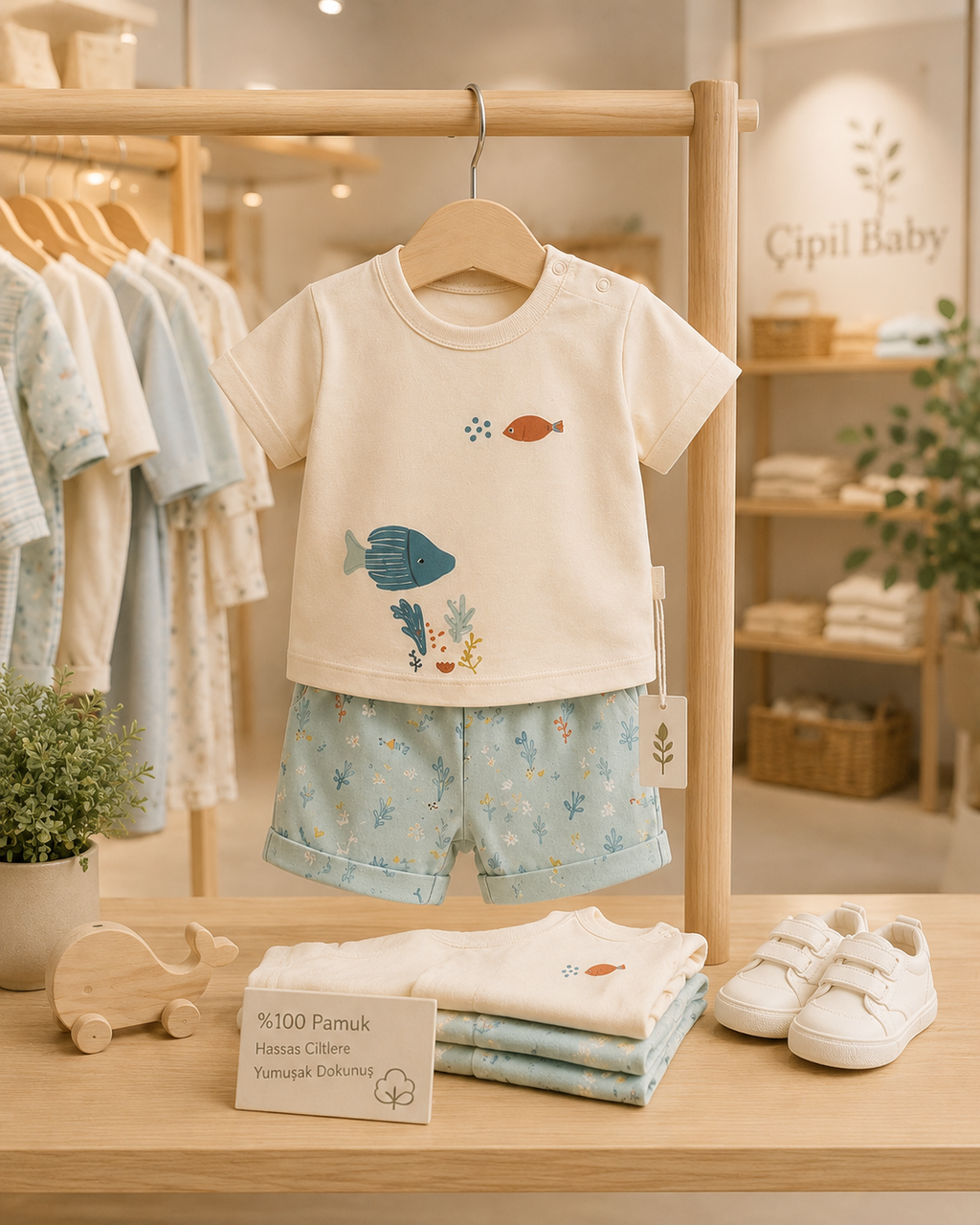 🌊 Ocean Breeze Yazlık Bebek Takımı