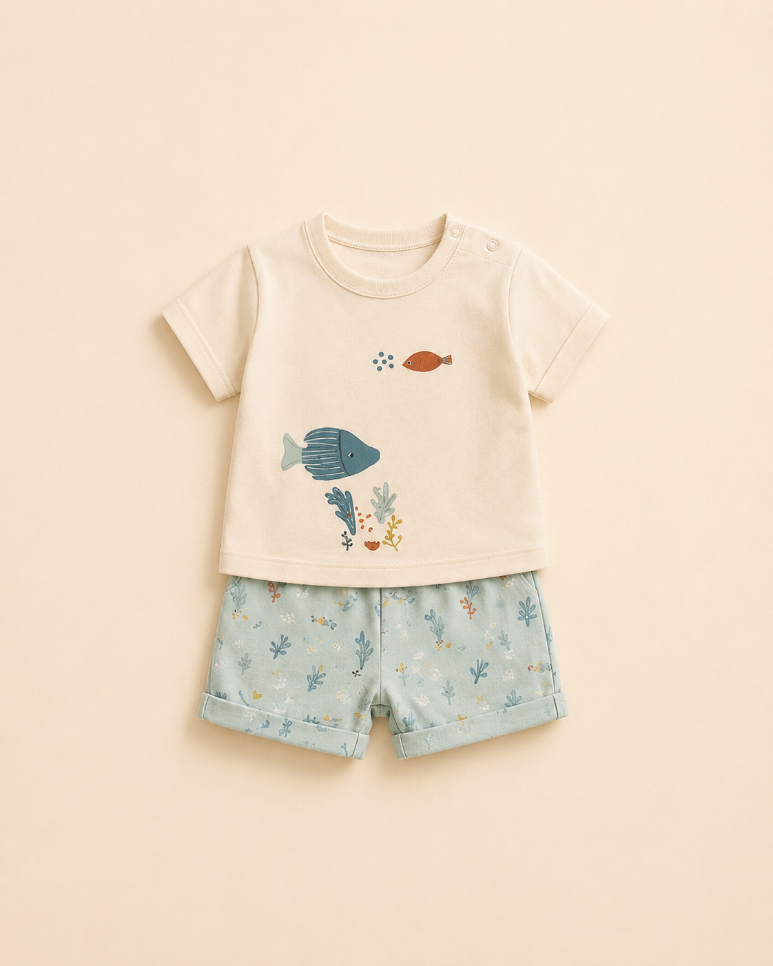 🌊 Ocean Breeze Yazlık Bebek Takımı