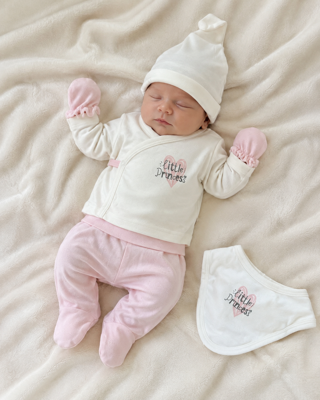 Little Princess 5 Parça Yenidoğan Hastane Çıkış Seti