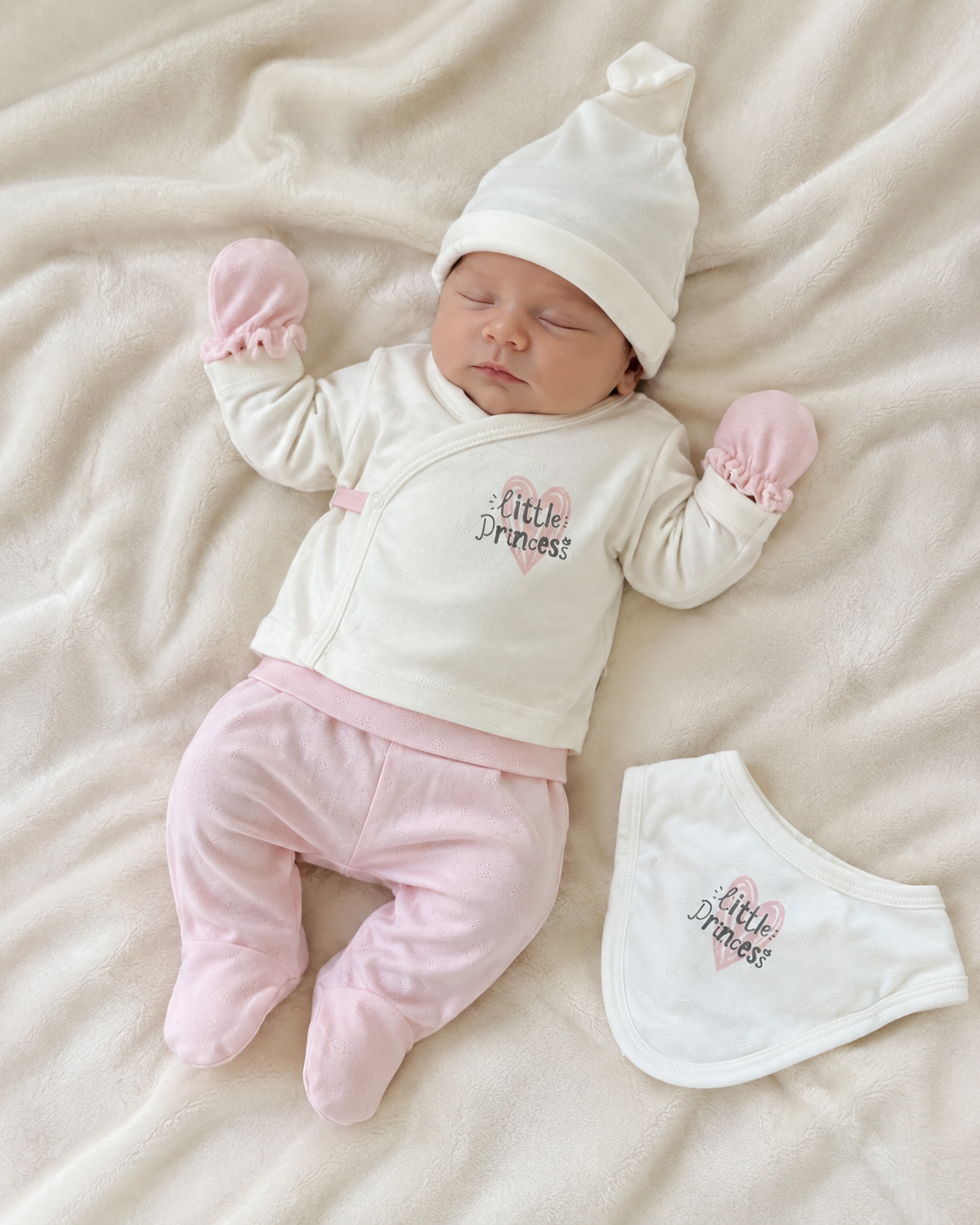 Little Princess 5 Parça Yenidoğan Hastane Çıkış Seti