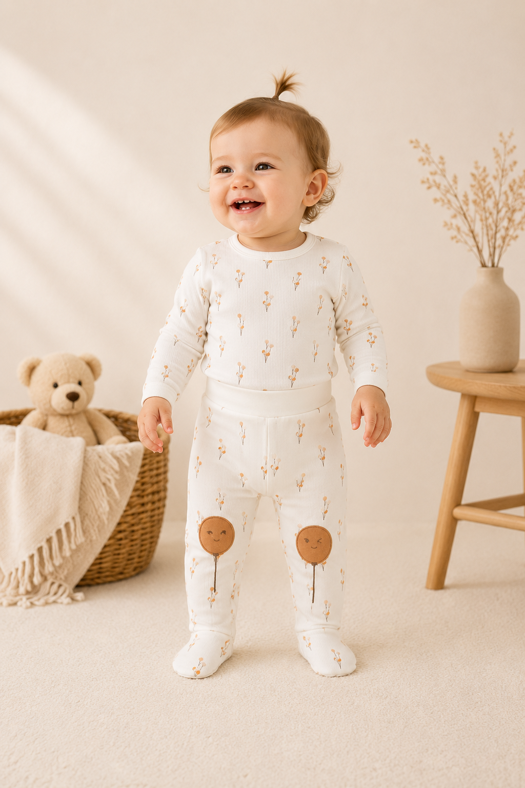 Organic Soft Patikli Bebek Alt Seti