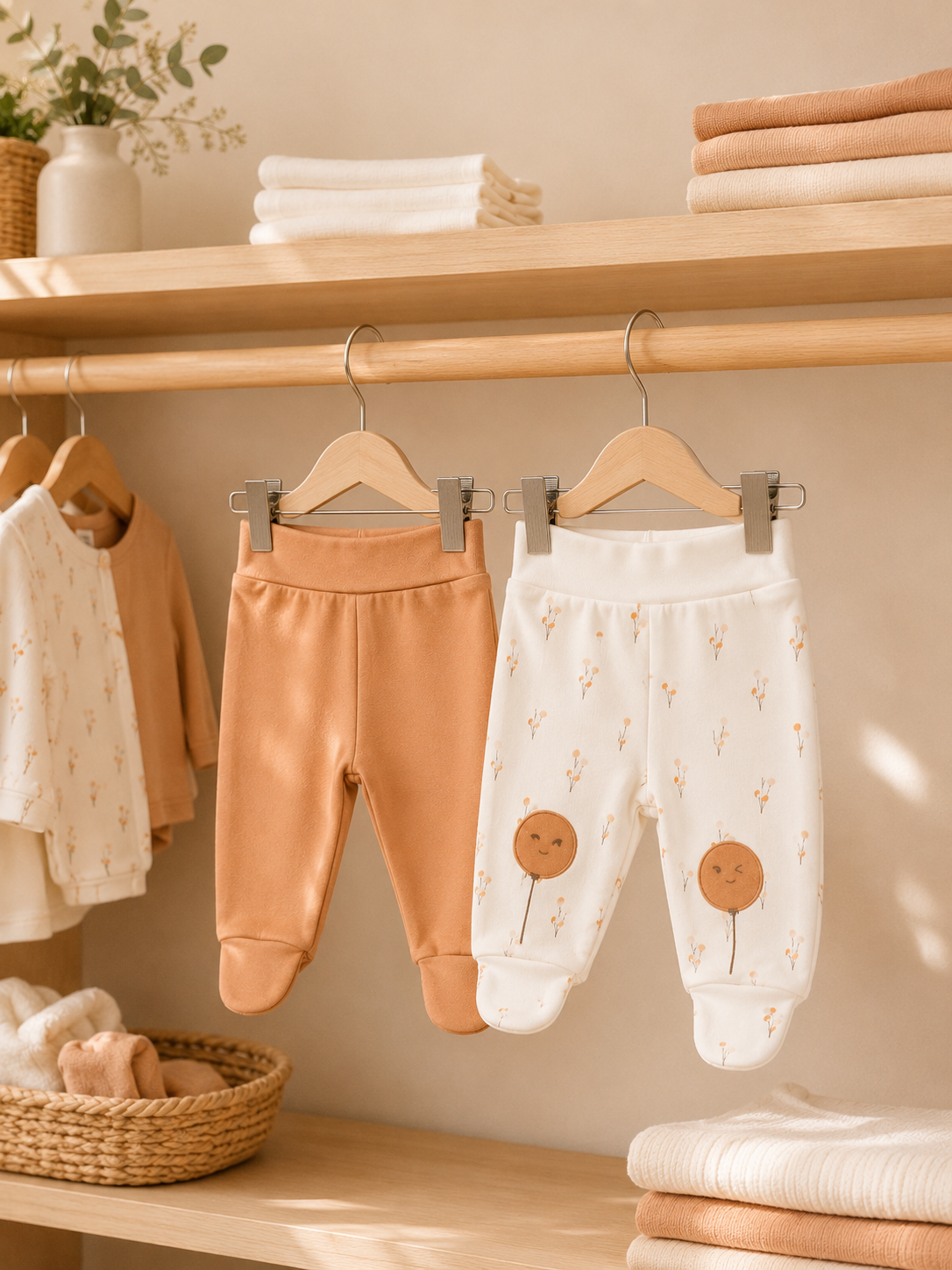 Organic Soft Patikli Bebek Alt Seti
