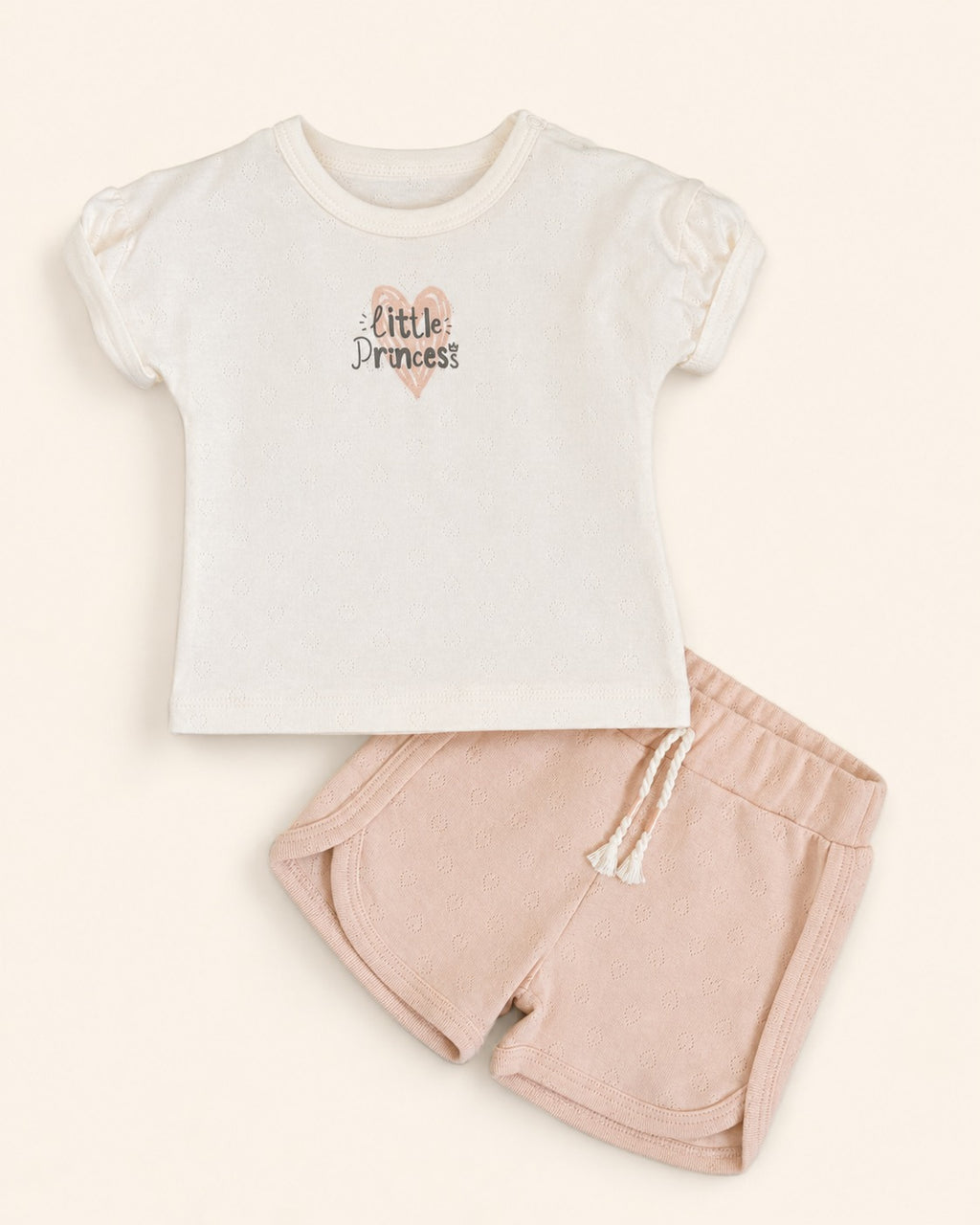 Little Princess Şortlu 2'li Bebek Takımı