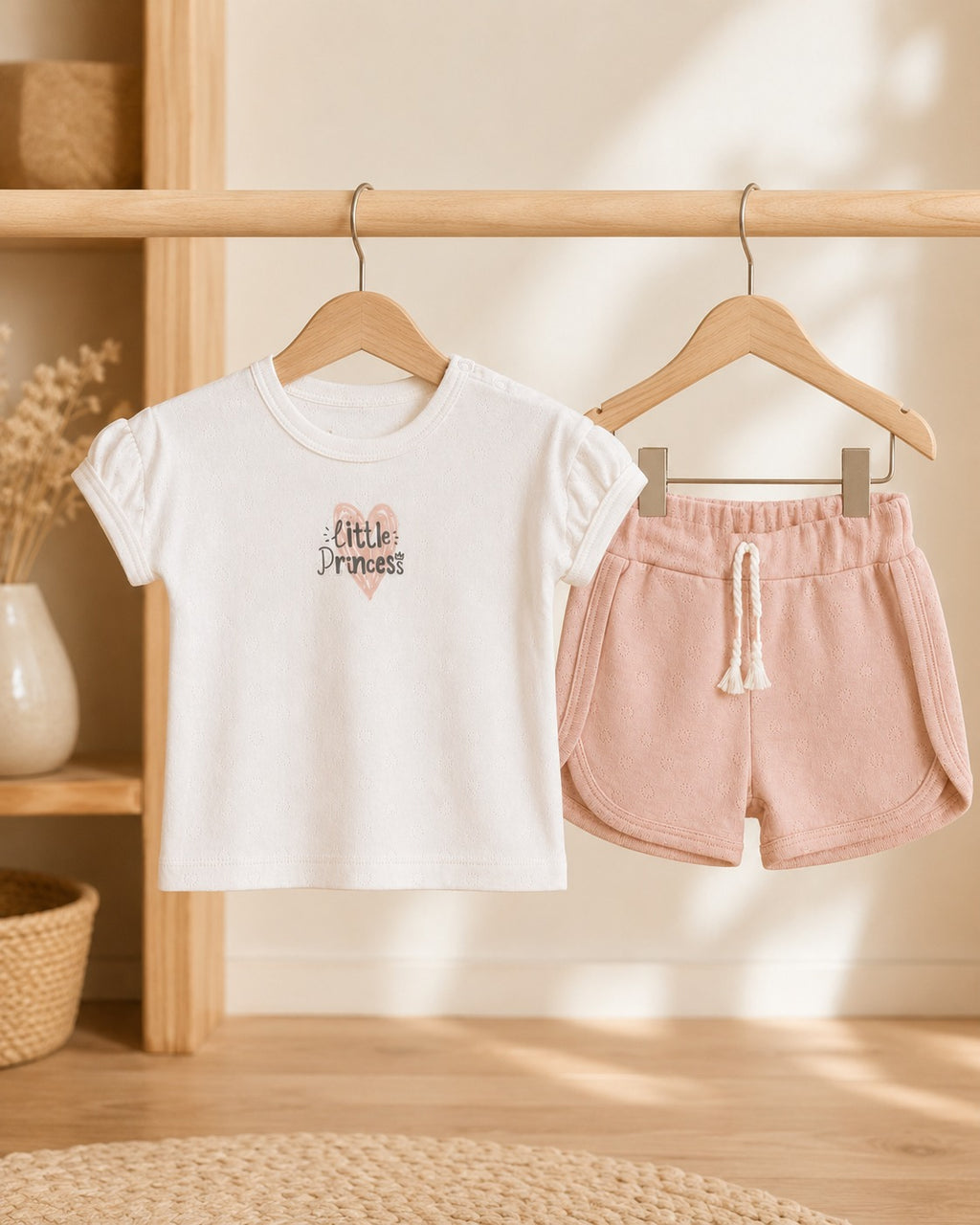 Little Princess Şortlu 2'li Bebek Takımı