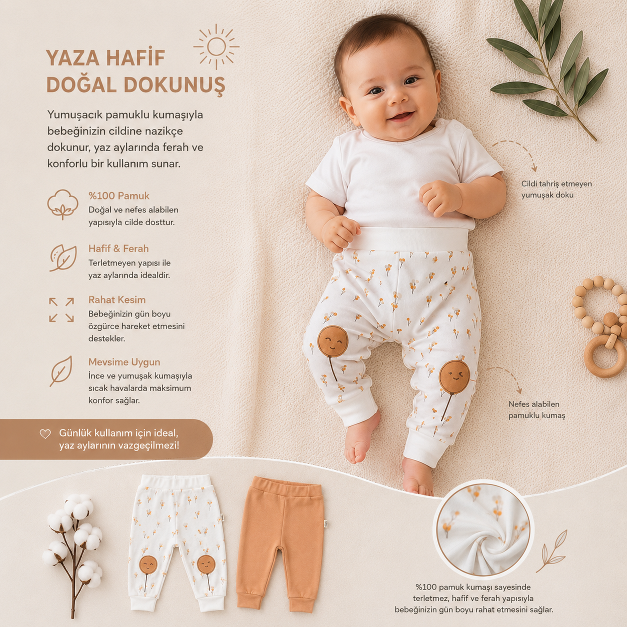 Organic Soft Bebek Alt Seti