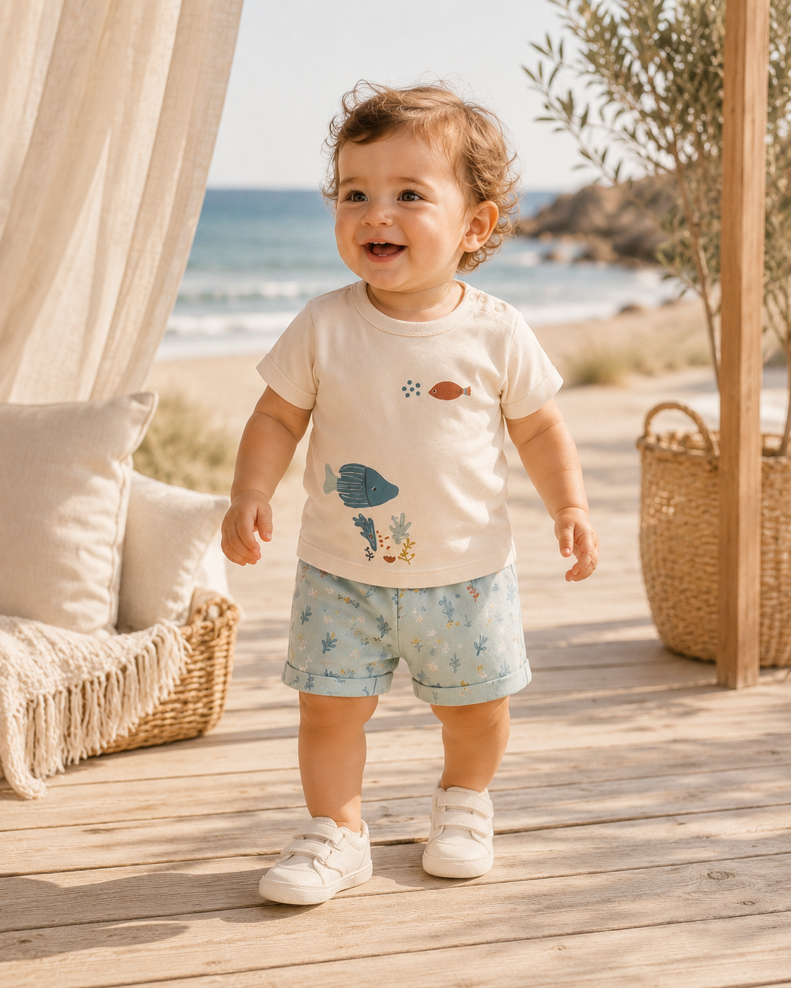 🌊 Ocean Breeze Yazlık Bebek Takımı