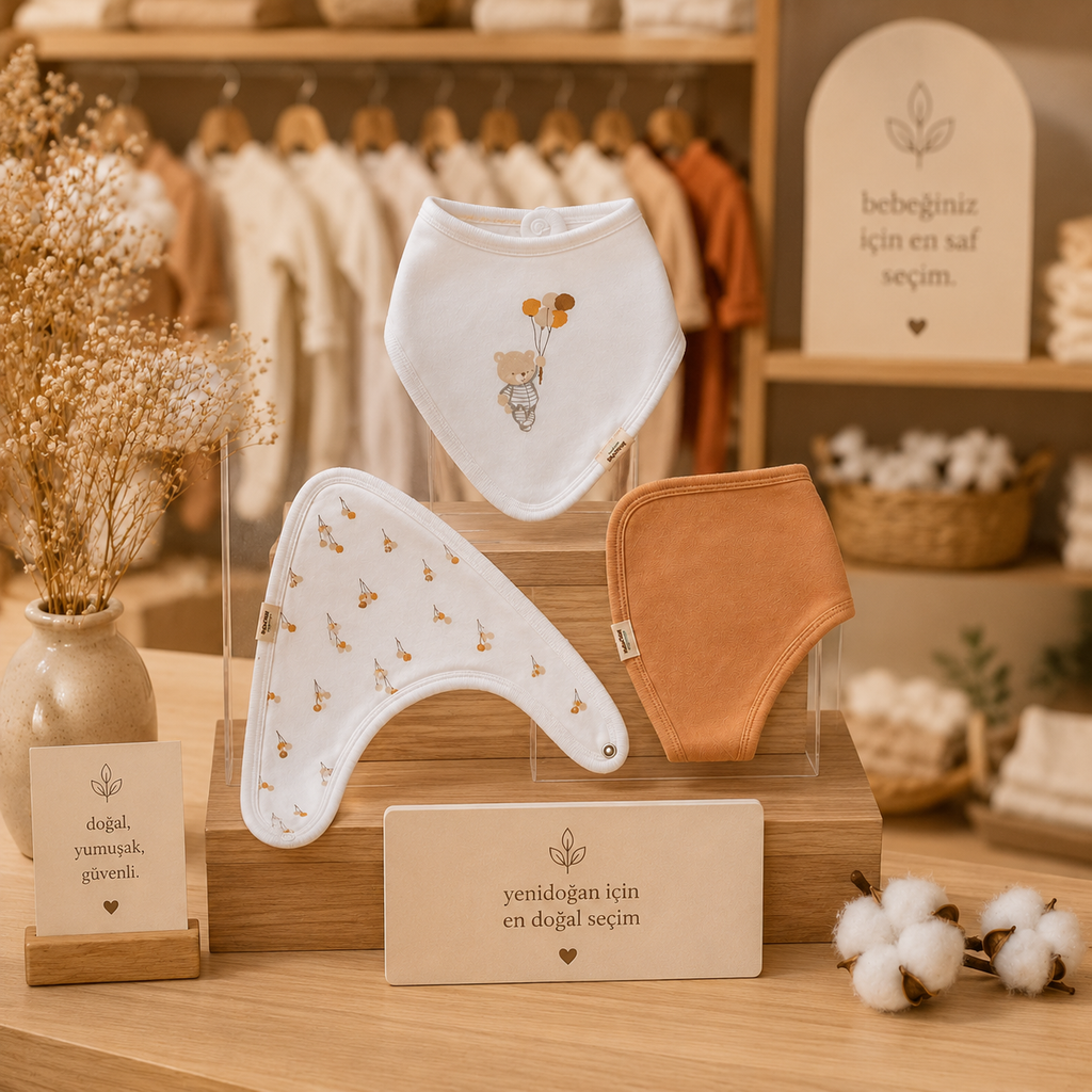 Ballon Bear Yenidoğan Önlük Seti