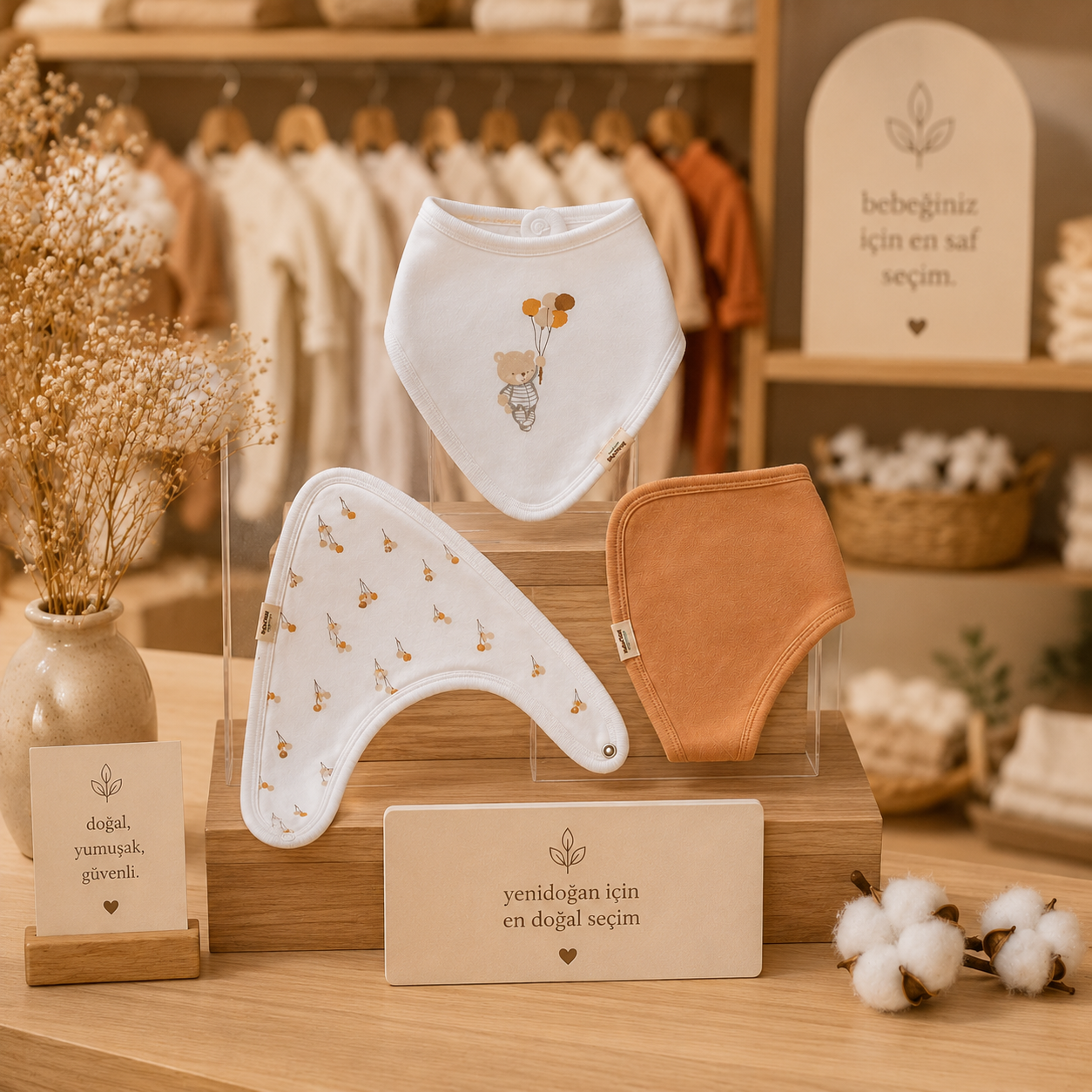 Ballon Bear Yenidoğan Önlük Seti